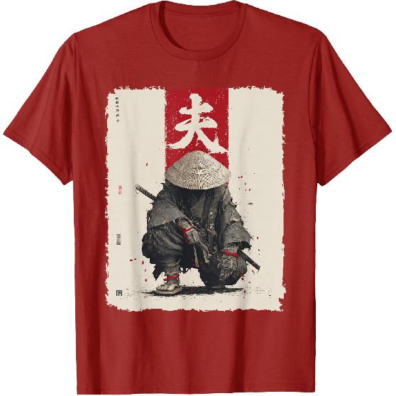 Samurai, Warrior, for Men | Japanese Ninja, Anime, Katana T-Shirt