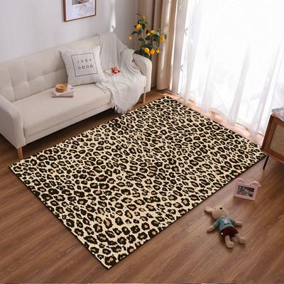 Leopard Print Area Rug Decorative Modern Carpet for Living Room Suitable for Use As an Anti-slip for Living Room Bedroom Sofas