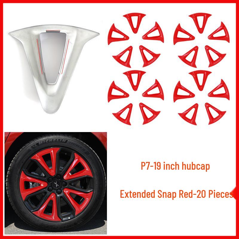 XPeng P7 Hubcap 19-inch Wheel Cover - Corrosion Protection & Black Finish Accessory