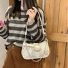 Yogodlns Nuova Borsa a Spalla di Nicchia con Texture Amore Catena a Farfalla Sottospalla Borsa a Spalla Diagonale da Moto per Ragazza Piccante per Donna