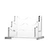 Transparent Name Card Display Stand Acrylic Organizer Storage Rack  Business Name Card