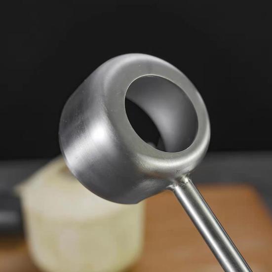 Kokosnussöffner aus lebensmittelechtem, rostfreiem Edelstahl – praktisches Küchengerät zum Entfernen des Kokosfleisches für Zuhause