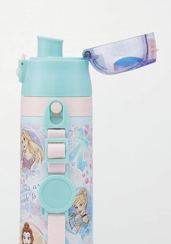 Skater Stainless Steel Water Bottle for Direct Lightweight and Disney Cooling Water Sports Water SDC469009 Kids, Drinking, 470ml, Child-Friendly,