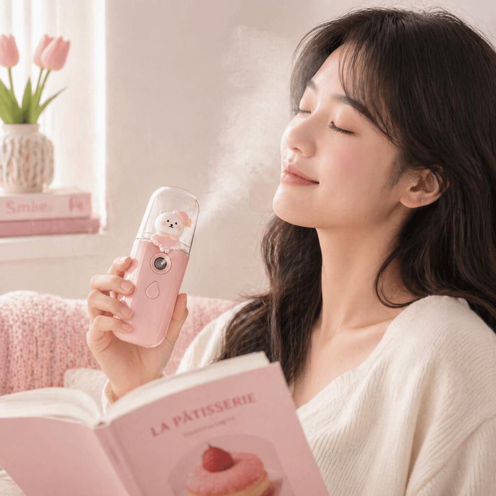 Nano Spray Facial Sprayer USB Rechargeable Moisturizing Mist Sprayer  Summer Hydration