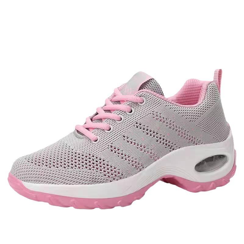 New Spring and Autumn Air Cushion Women's Shoes Comfortable Light Casual Fashionable Versatile Thick Sole Breathable Factory