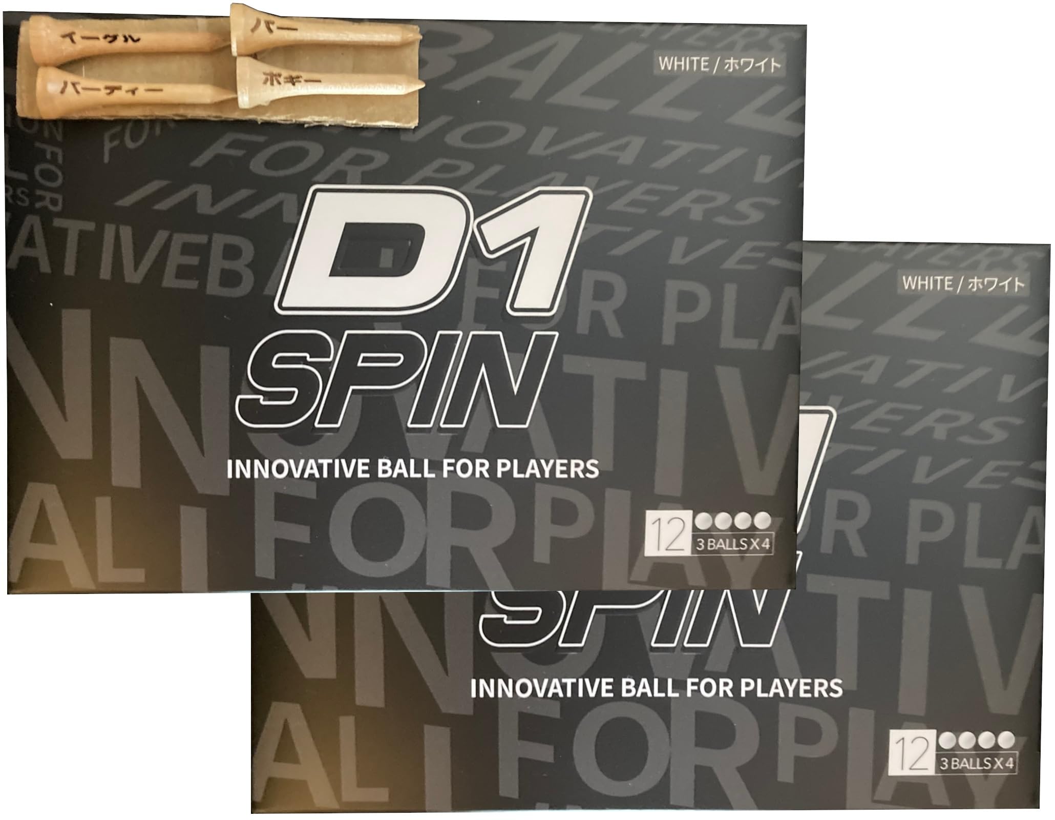

Honma Golf D1 SPIN Golf Balls with Bonus [2 Dozen] (White) (2 Dozen) белый