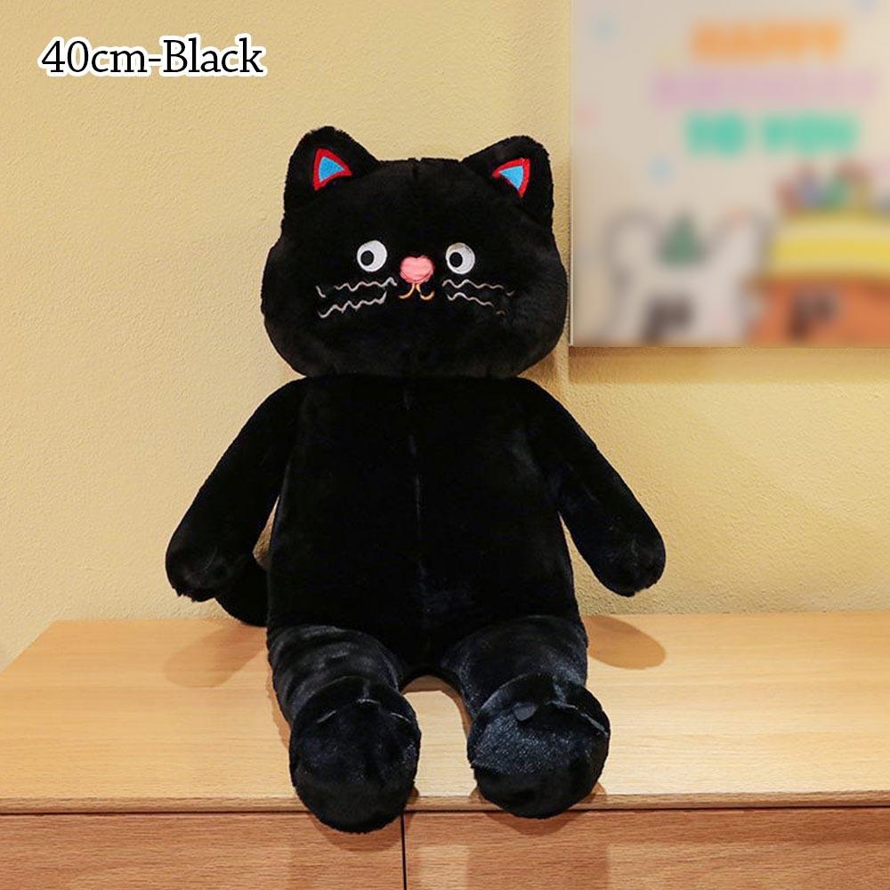 Plush Plush Cat Doll 40cm Animal Plush Toy Creative Stuffed Animal Pillow  Sleeping Gift