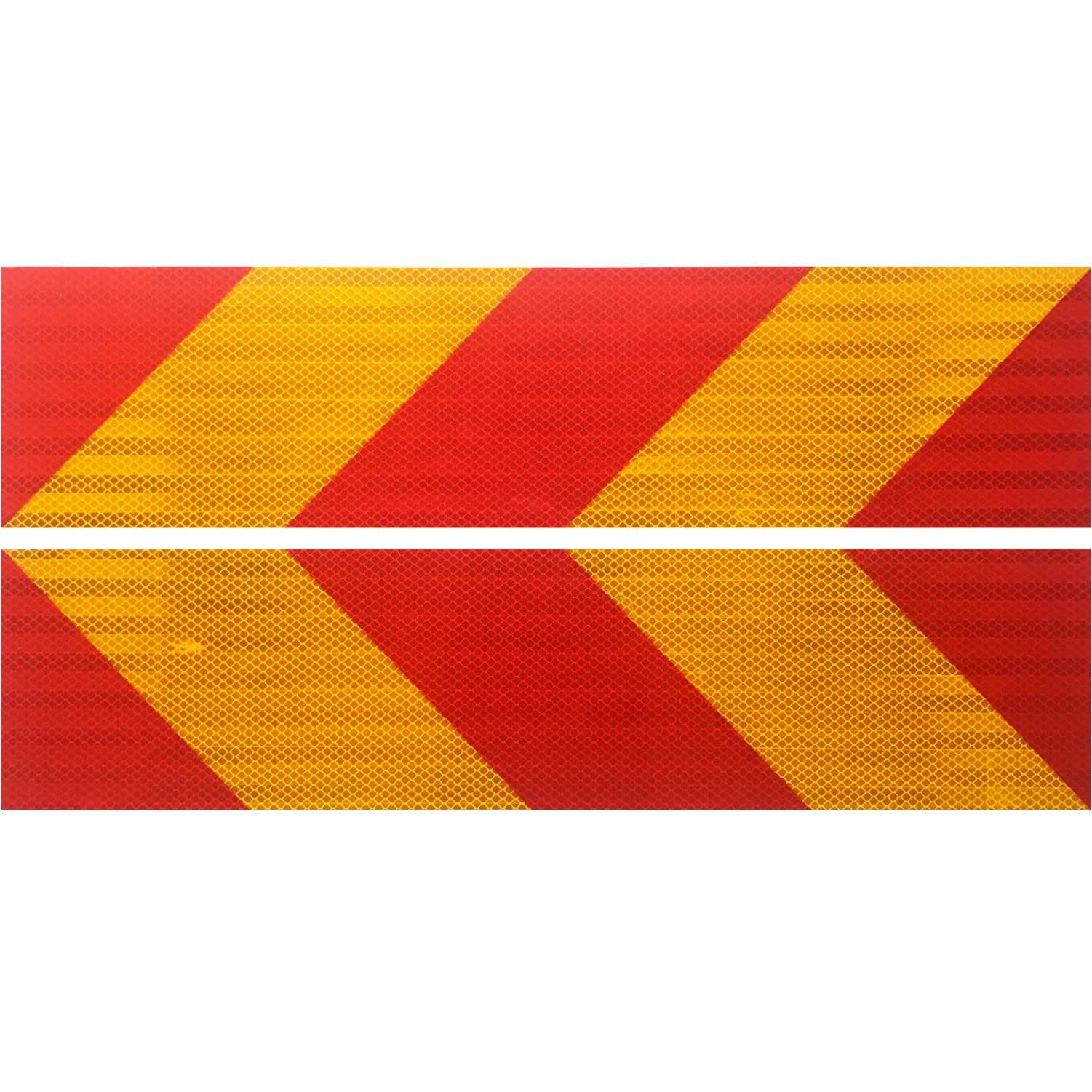 

Large Rear Striped Zebra for Trucks and Tractors No 1mm Aluminum Set of Reflector, Pattern, (High-Quality, Text, Plate, 2)