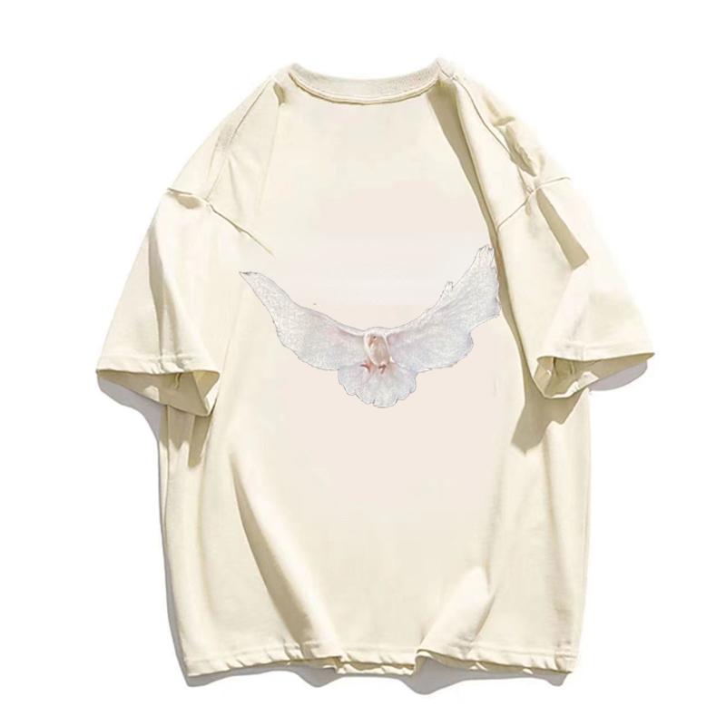 100% Cotton T Shirt Men Clothing Fashion Men Clothing Summer Graphic Kanye T Shirts Men Clothing Oversized T Shirt