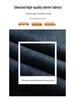 2026 Women's Loose Wide-Leg High-Waist Fleece Jeans - Slimming Floor-Length Fashion for Spring & Autumn
