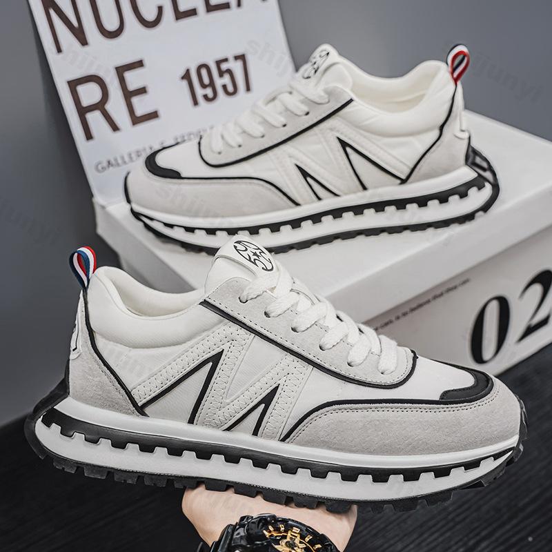 Mode Nische Designte Low Top Casual Low Top Sportschuhe für Herren 2025 Herbst Modetrend Vielseitige Bequeme Dickbesohlte Sneaker