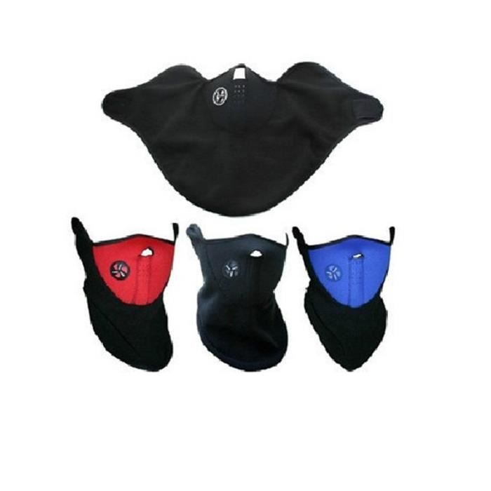 

1Pc Masque Protecteur Unisexe Hiver Bandana Vélo Tour de Cou Moto Col Roulé Sport en Plein Air Coupe-vent Polaire Chaud Bleu
