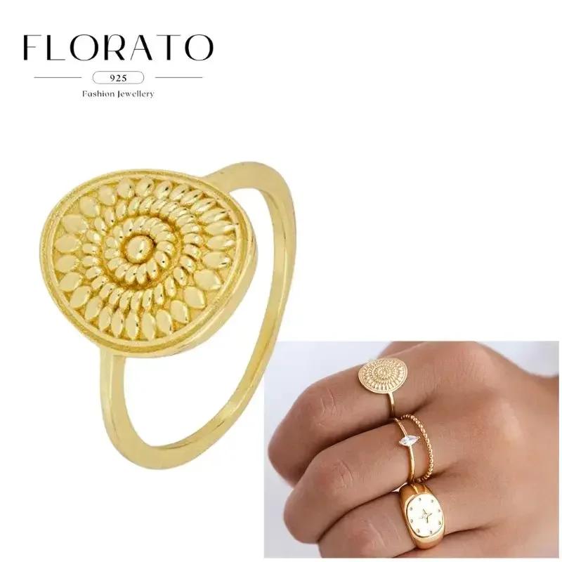 

18K Gold Plated Purple Crystal Ring For Women Romantic Engagement Wedding Ring Luxury Fashion Jewelry Gifts 6/7/8size 6 золотой