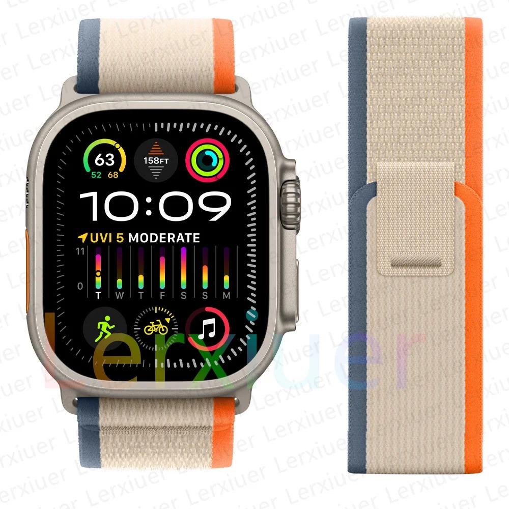 Armbänder für Apple Watch ultra2 Band 49mm 46mm 42mm 44mm 40mm 45mm 41mm Trail-Loop-Armband correa iwatch Serie se 3 7 8 9 10 11