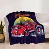 Fire Truck Home Customize Your Name Blankets Comfortable Soft Lightweight Allseason Multipurpose Blanket For Picnics Sofas Offices Beds Living Rooms
