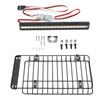 RC LED Light Luggage Rack Multifunctional Metal Roof Luggage Rack with LED Light for Simulation Climbing Car