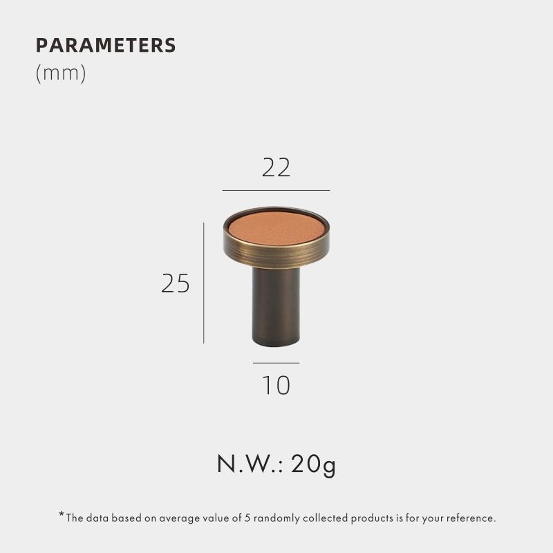 

Dooroom Brass Furniture Handles Real Leather Nordic Simple Pulls Cupboard Wardrobe Dresser Shoe Box Drawer Wine Bar Cabinet Knob