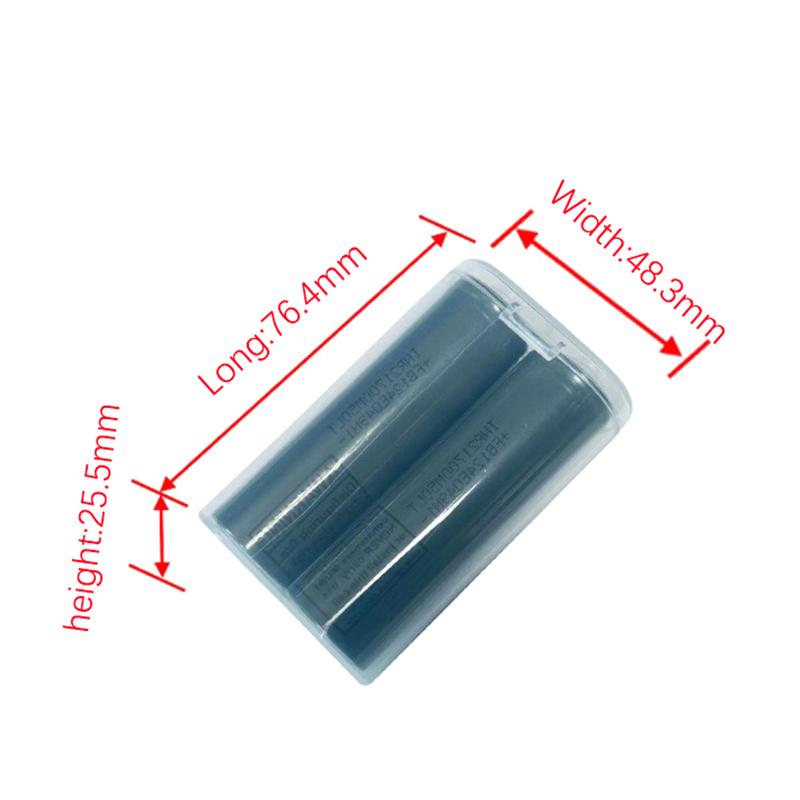 Sezione 20700 21700 Scatola di immagazzinaggio della batteria in plastica trasparente Pp 21700 Scatola di immagazzinaggio