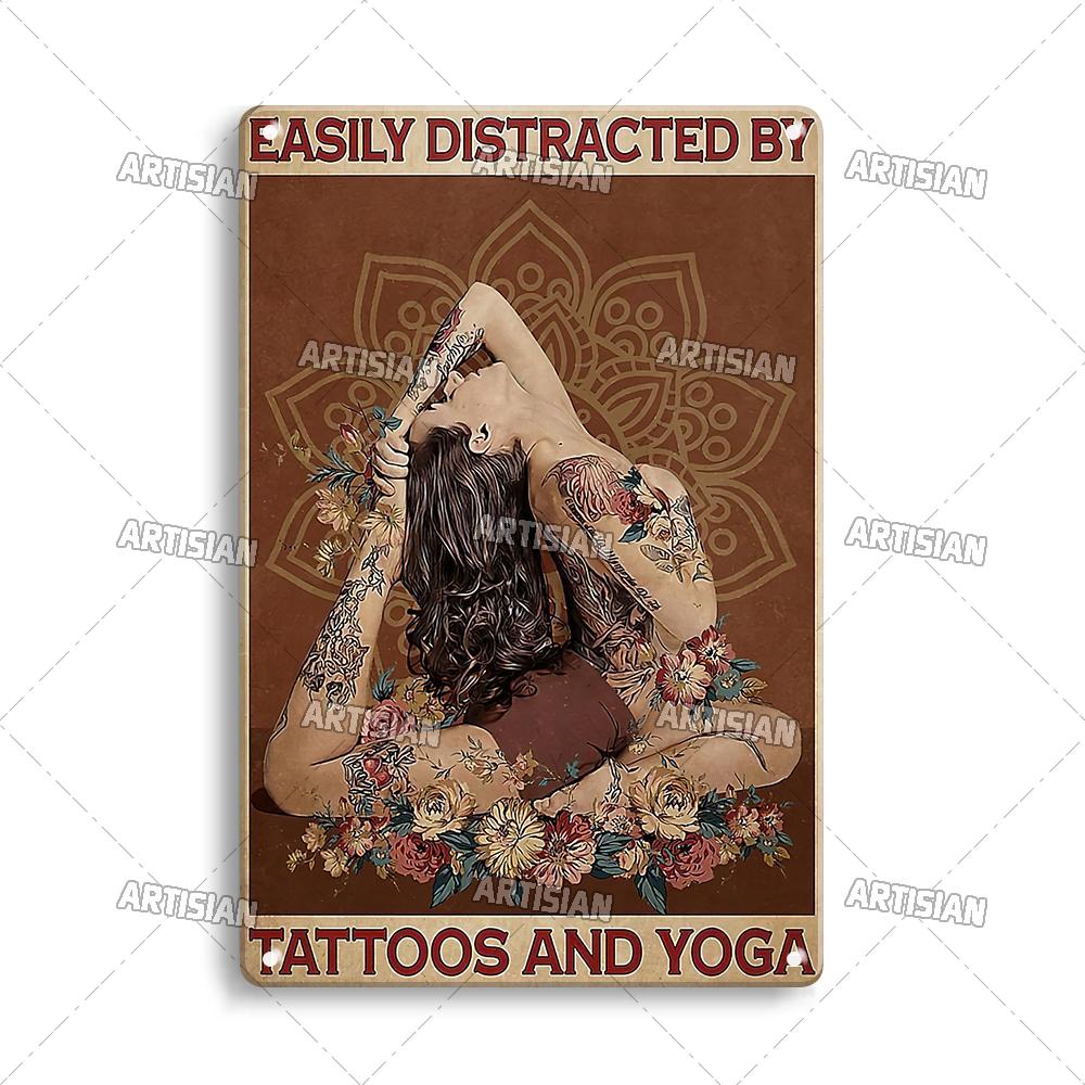 Artisian Tattoo Retro Metal Poster Job Tin Plaque Hobby Decorative Plate Wall Decor Garage Bar Pub Club Hotel Cafe Kitchen Home