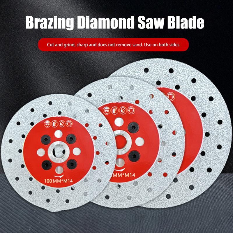 M14 Vacuum Brazed Diamond Cutting Granite Saw Blade Diamond Cutting Grinding Disc For Marble Concrete Ceramic Tile Angle Grinder