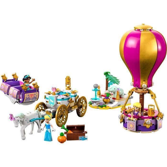 LEGO® Disney Princesse 43216 Le Voyage Enchanté des Princesses, Jouet avec Cheval, et Figurines