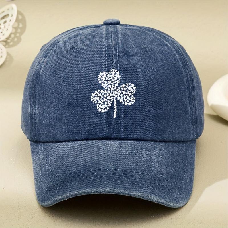 Clover Lucky Pattern Baseball Hats for Men and Women, Lightweight and Casual Outdoor Hats, Daily Accessories