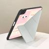 Cute Expression Holder Cover Tablet Case For iPad Pro 11th 10th 9th 8th 7th 12.9inch Pro 2025 Mini 6 7 Air 4 5 M3 M2 1 2 M4