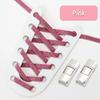 Lock Shoe Laces Without Ties Elastic Laces Sneakers Kids Adult Flat No Tie Shoelaces Rainbow Glitter Shoelace Shoes Accessories