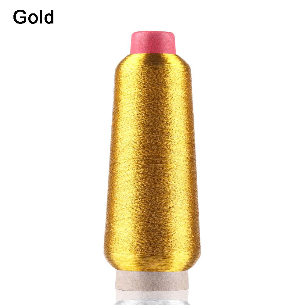 New DIY Metallic Yarn Woven Line Gold/Silver Wire Cross Stitch Embroidery Thread Sewing Machine