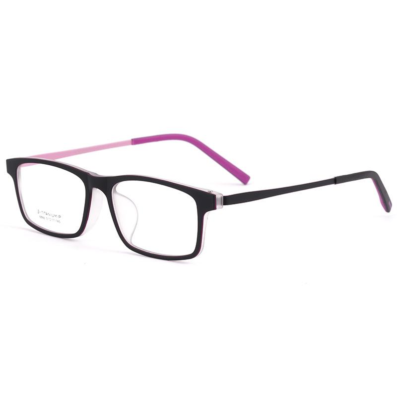 

New Pure Titanium Eyeglasses Frame TR Myopia Glasses Frame Ultralight Comfortable Young Full Frame Optical Prescription Glasses