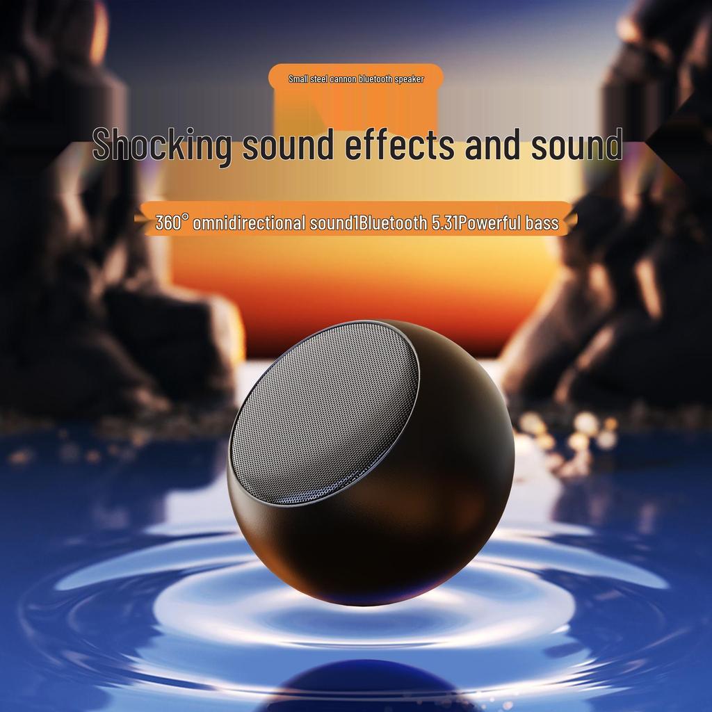 Ultra-Mini Bluetooth Speaker with Series Connection, Heavy Bass, Perfect for Parties, Climbing, and Office Use