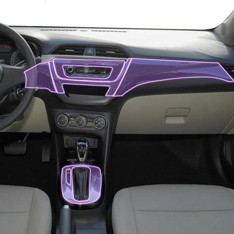 For Buick Excelle - Car Interior Center Console Transparent TPU Protective Film Anti-scratch Sticker
