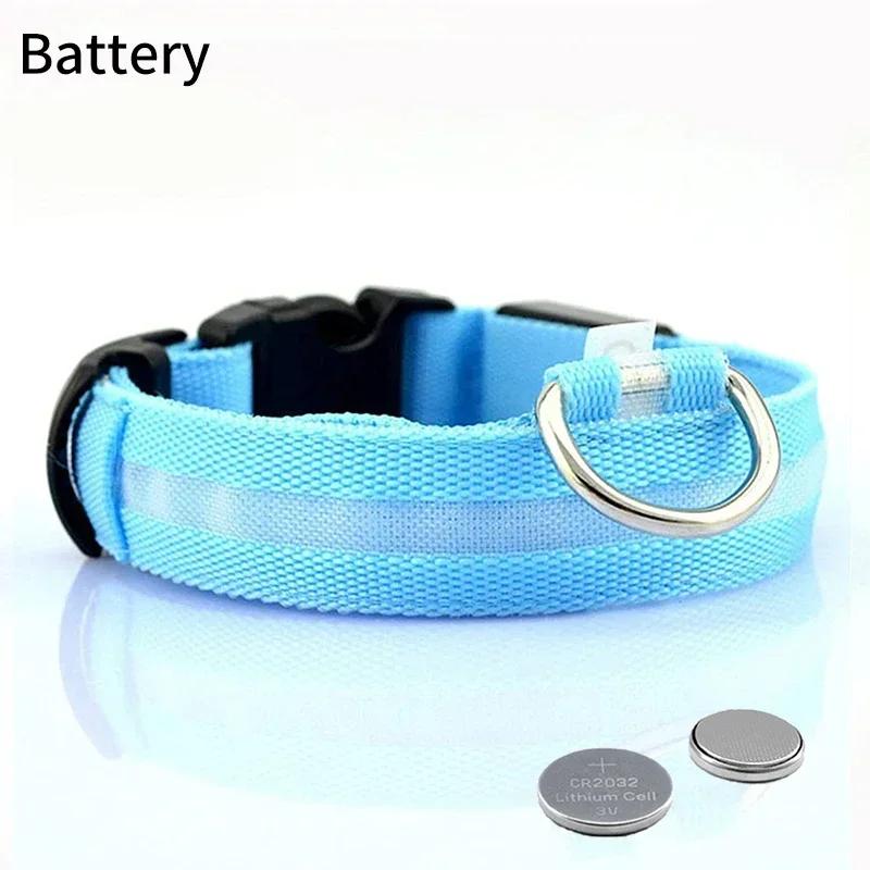 Haustier Hund LED Leuchtender Halsband USB Wiederaufladbar Nachtlicht Leuchtendes Blinkendes Halsband Anti-Verlust Outdoor Laufen Sicherheit Zubehör