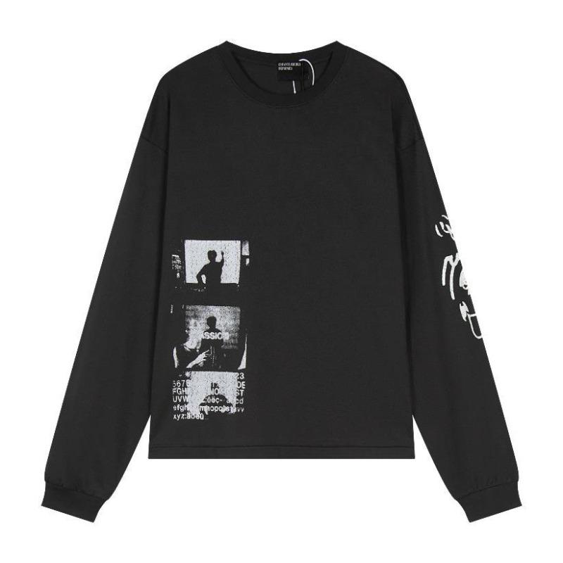Letter printing retro portrait American tide brand loose men's and women's casual short-sleeved T-shirt tide