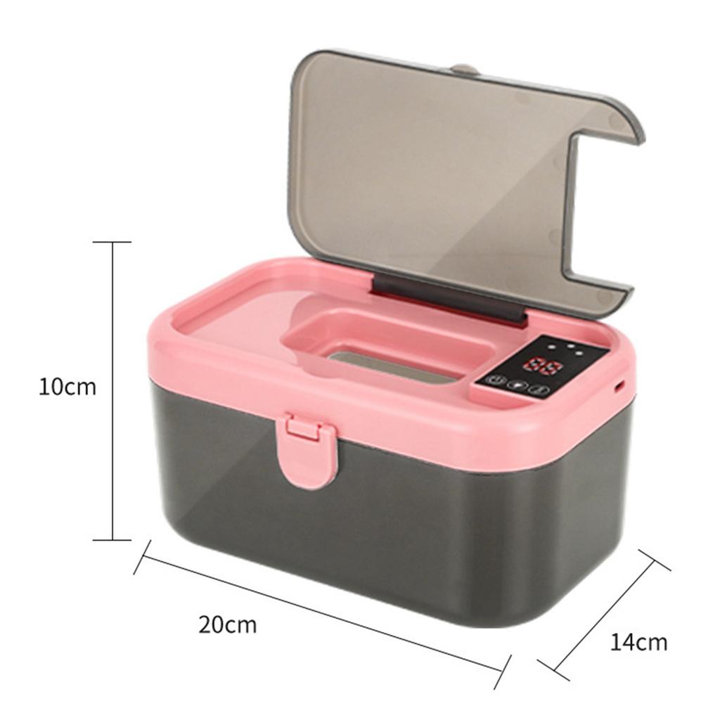 Våtservettvärmare Dispenser Bärbar USB Baby Våtservettmaskin med Konstant Temperatur Intelligent Värme för Bil Hem Sovrum