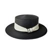 French Flat Top Straw Hat Children's Summer New Straw Top Hat Seaside Sunshade Sunscreen Hat Beach Sun Hat