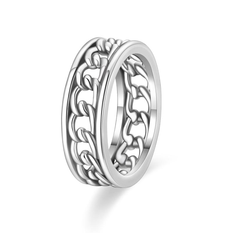 New 100% 925 Silver Fashion Sunflower Sun Moon Wide Rings Classic Heart-Shaped Crown Female Rings Elegant Party Jewelry