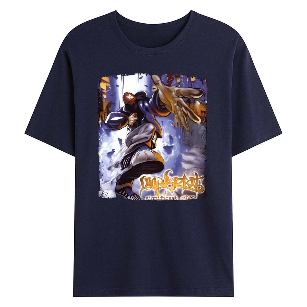 Hot Selling Limp Bizkit T Shirt Music Band Printing Summer Luxury Brand Pure Cotton Men's and Women's T-shirts Short Sleeves