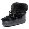 New Women'S Winter Boots Furry Short Tube Snow Boots Women Artificial Rabbit Fur Space Boots Non-Slip Warm Shoes For Women
