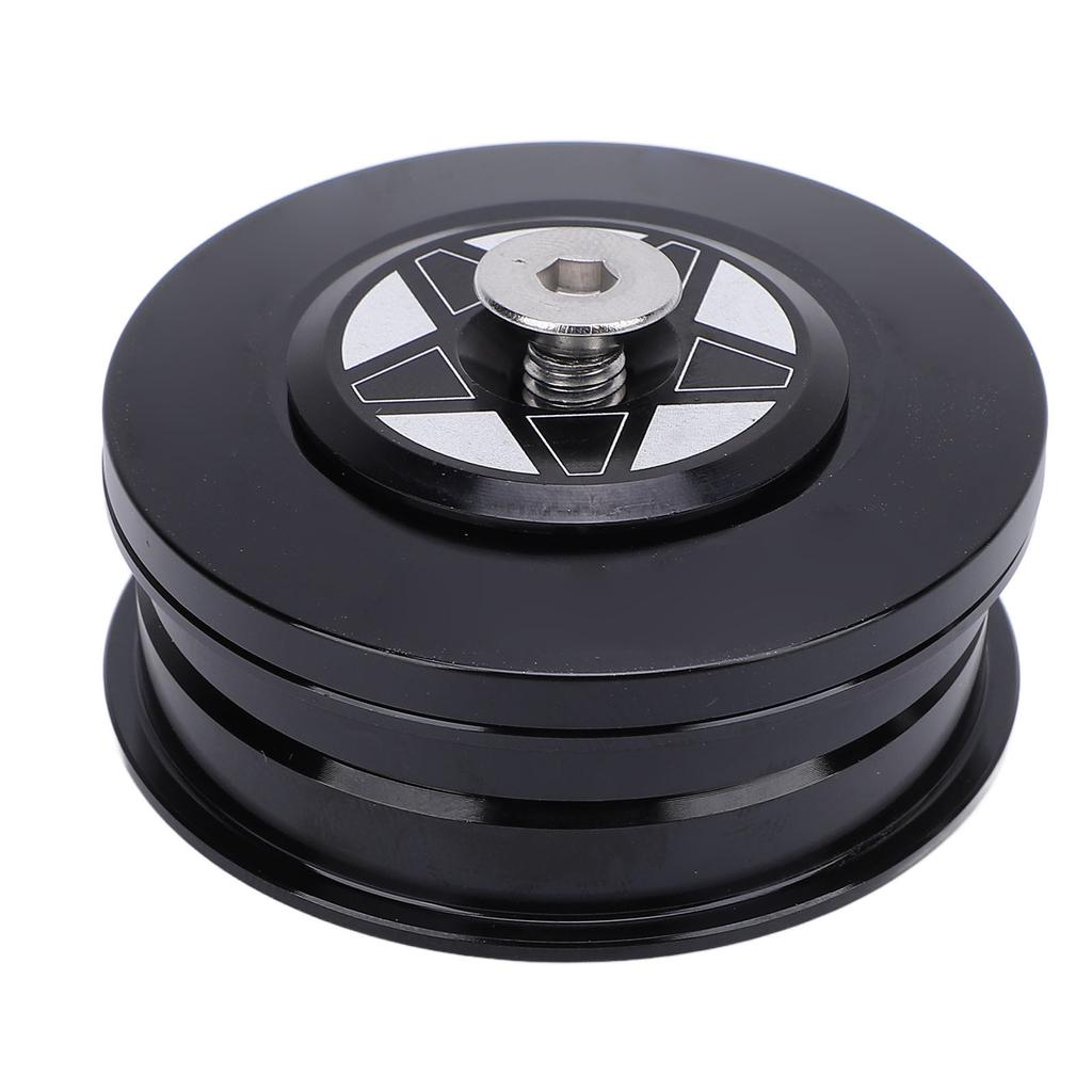 Mountain Bike Headset 49.7mm Aluminum Alloy Low Noise Double Sealed Bearing Road Bike Headset for 28.6mm Straight Pipe