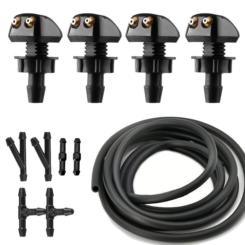 Universal Adjustable Car Wiper Nozzle Sprayer with Water Hose
