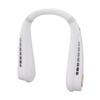 USB Rechargeable Bladeless Neck Fan Ultra Quiet, Personal Cooling Fan with LED Display Adjustable Speeds Comfortable Headphone Design for Office Home