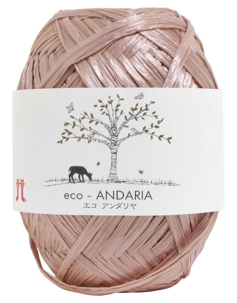 Hamanaka Eco Andaria Hand Knitting Medium Color Pack of 0200 Set Yarn, Weight, 54, 40g, Approx. 80m, 5,