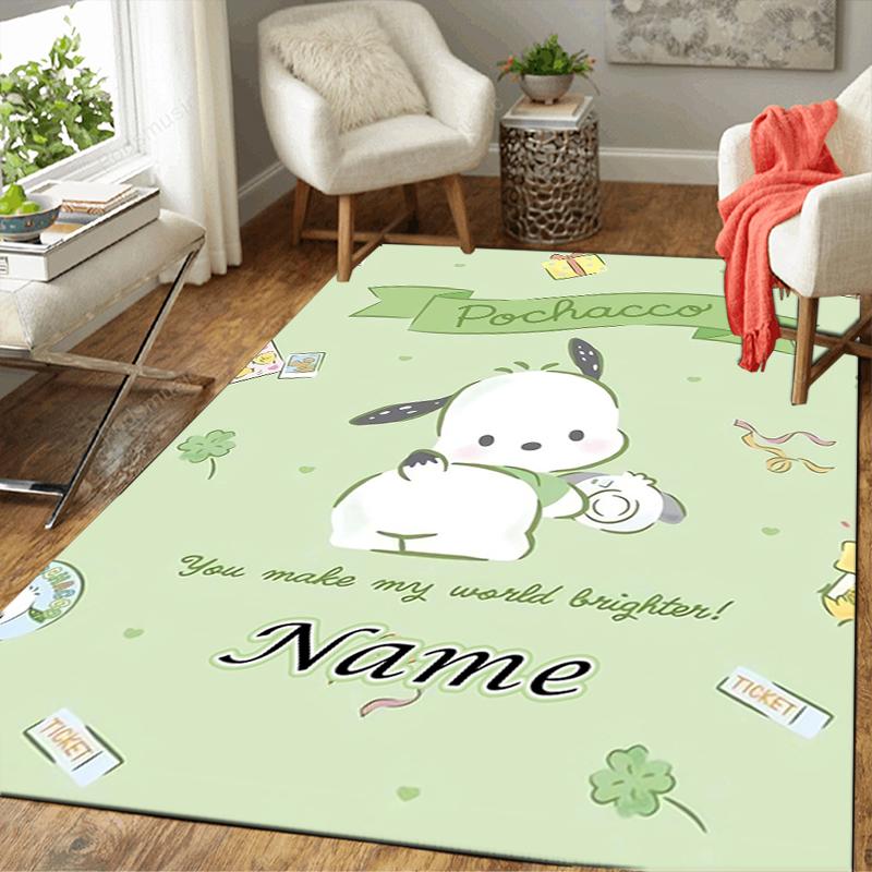 Custom 1Pc Pochacco'S Day Fun Rug Office Carpet Indoor Outdoor Entrance Doormat Nonslip Soft And Comfortable Living Room D2915310