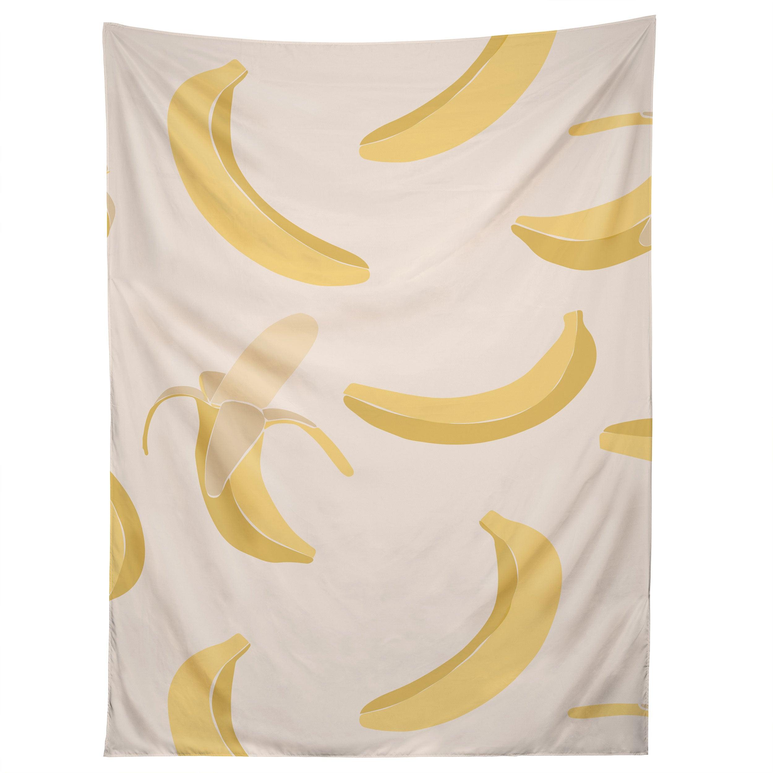 ABSTRACT BANANA PATTERN tapestry 75x100
