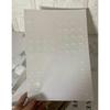 5 Sheets Clear Holographical Overlay Lamination Vinyls Self-Adhesive Laminate Waterproof Vinyls Sticker Paper