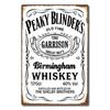 Vintage Tin Sign Peaky Blinders Whiskey Metal Sign Poster Retro Art Plaque Wall Decor for Home Bar Pub Cafe Restaurant 8x12 I