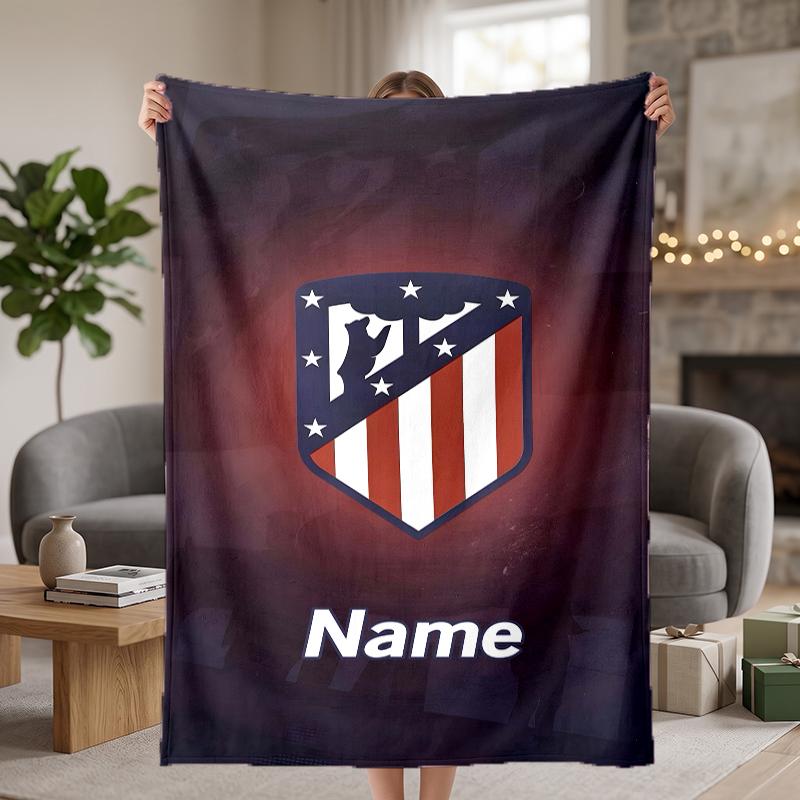 Atletico Nacional Individuelle Flanelldecken Weich Warm Gemütlich Überwürfe für Wohnkultur Feiertagsgeschenke