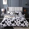 Cartoon Cow pattern Duvet Cover  bedding set,  boys, girls adult  microfiber duvet cover zipper duvet coverand 2 pillowca