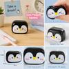 Cookie Shape Penguin Face Squishy Toy Glossy Surface Stress Relief Toy  Daily Relaxation